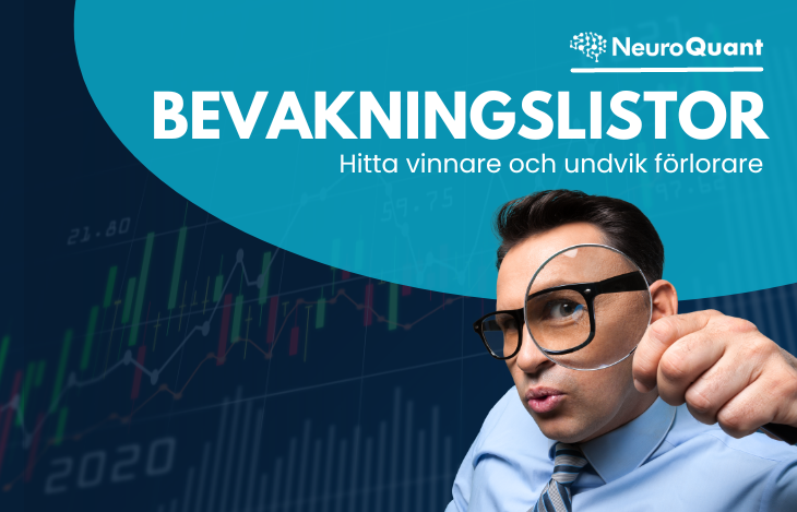 Hitta vinnare och undvik förlorare med våra bevakningslistor